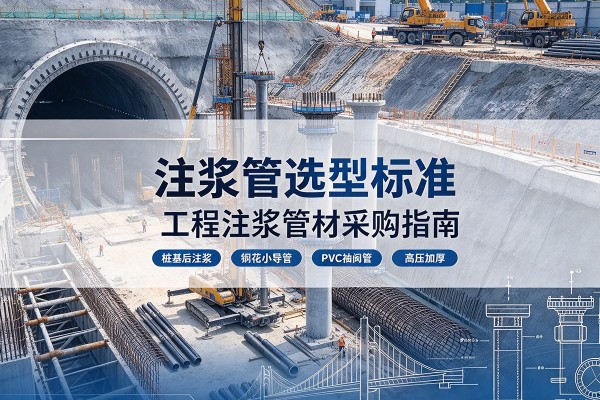 双塔注浆管选型标准