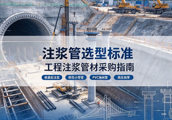 双塔注浆管选型标准